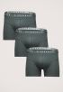 3 Pack Solid Boxershorts