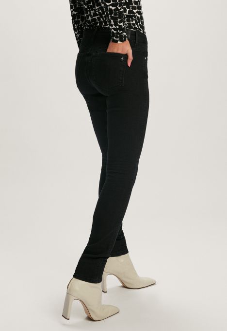 Cassy Mid Waist Skinny Jeans