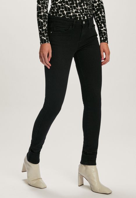 Cassy Mid Waist Skinny Jeans