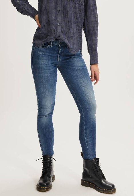 Cassy Mid Waist Skinny Jeans