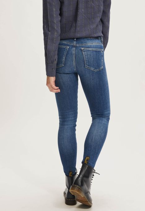 Cassy Mid Waist Skinny Jeans